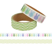 Washi tape coniglietti pasquali 5 m - 2 unità