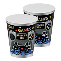 Tazze per videogiochi Game On 270 ml - 8 pz.