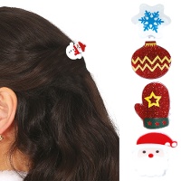 Ganador di Natale assortite da 2,5 cm - 5 pezzi