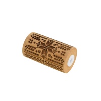 Mini rullo marcante in legno per punto croce - scrapcooking - 1 pezzo
