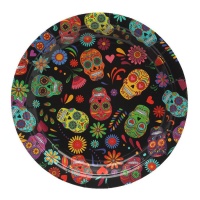 Piatti a teschio messicano da 23 cm - 6 unità
