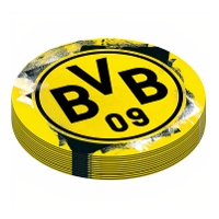 Sottobicchieri BVB Dortmund - 12 pezzi.