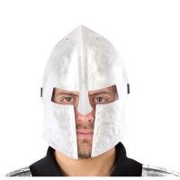 Maschera spartana d'argento