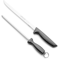 Coltello da prosciutto e affilatore Niza - Arcos - 2 pz.