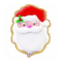 Palloncino biscotto Babbo Natale da 61 cm - Grabo