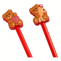 Penna con orsacchiotti assortita - 1 unità