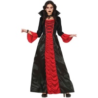 Costume da contessa vampiro rosso per donna