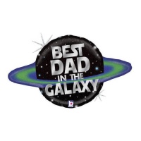 Miglior papà della galassia palloncino 75 x 40 cm - Grabo
