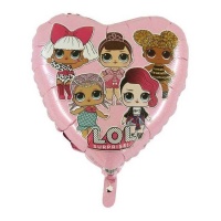 Palloncino cuore LOL Surprise da 46 cm - Grabo