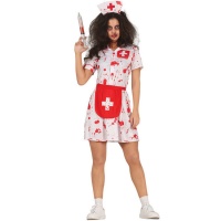 Costume da infermiera insanguinata per donna