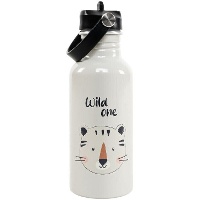 Bottiglia di alluminio da 600 ml con tigre