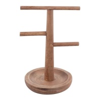 Supporto per gioielli in legno