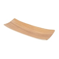 Vassoio rettangolare in legno di 34,2 x 12,8 cm - DCasa