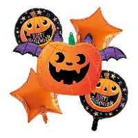 Mazzo di Palloncini Halloween - 5 pezzi