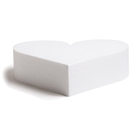 Base polistirolo cuore 40 x 7,5 cm - Decora