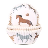 Pirottini cupcake cavallo - House of Marie - 50 unità