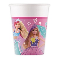 Bicchieri di carta Barbie 200 ml - 8 pz.