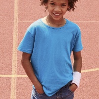 T-shirt in 100% cotone pettinato Ring Spun 140 g/m² per bambino - 1 pezzo