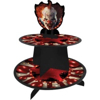 Supporto per cupcake Killer Clown