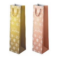 Borsa vino di 35 x 10 x 8 cm di Golden snow - 1 unità