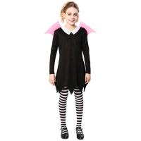 Costume da pipistrello con ali rosa per bambina