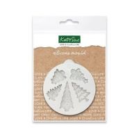 Stampo in silicone per mini alberi di Natale da 7,5 cm - Katy Sue