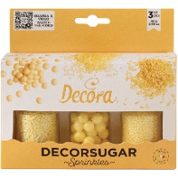 Kit di sprinkles assortiti giallo perla - 85 g