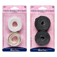 Velcro autoadesivo da 2 cm - Orlo - 1,25 m