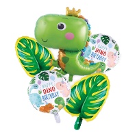 Bouquet di dinosauri felici - 5 pz.