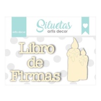 Chipboard Libro de Firmas e cero - Artis decor - 4 unità