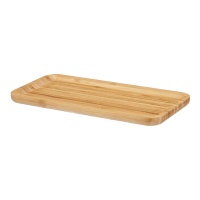 Piatto di bambù di 30 x 15 cm per antipasti