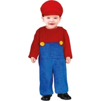 Costume da idraulico dei videogiochi per bambini