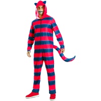 Costume del Gatto del Cheshire di Alice per adulti