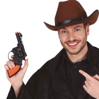 Pistola Cowboy nera - 25 cm