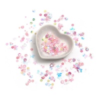 Paillettes forme assortite da 3 a 1,2 cm - 5 g