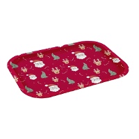 40 x 28,5 vassoio Babbo Natale in metallo