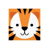 Tovaglioli Tigre da 16,5 x 16,5 cm - 16 unità