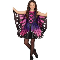 Costume da farfalla viola per bambina