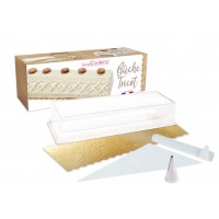 Kit tronchetto di Natale a maglia - Scrapcooking - 5 pezzi