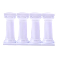 Pilastri greci per torta 7,6 cm - Sweetkolor - 4 unità
