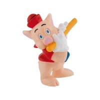 7 cm Piggy Flute Cake Figure