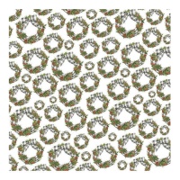 Foglio di acetato stampato con corone vichy di 30,5 x 30,5 cm - Artis decor - 1 unità