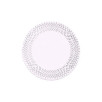 Centrino carta bianca tondo 21 cm - Maxi Products - 10 unità