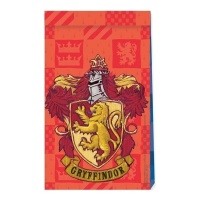 Sacchetti di carta delle Case di Hogwarts di Harry Potter - 4 pz.