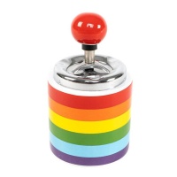 Portacenere a pulsante arcobaleno - DCasa
