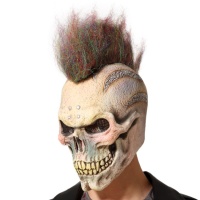 Maschera scheletro punky