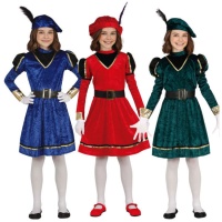 Elegante costume da paggetto per ragazze