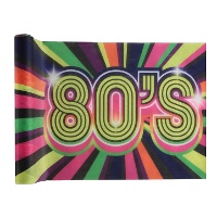 Tovaglia da tavolo anni '80 da 0,3 x 3 m