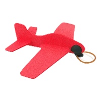 Aeroplanino in gomma eva con elastico di lancio - 1 unità