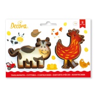 Tagliapasta mucca e gallina - Decora - 2 unità